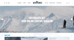 Desktop Screenshot of freeskiers.net